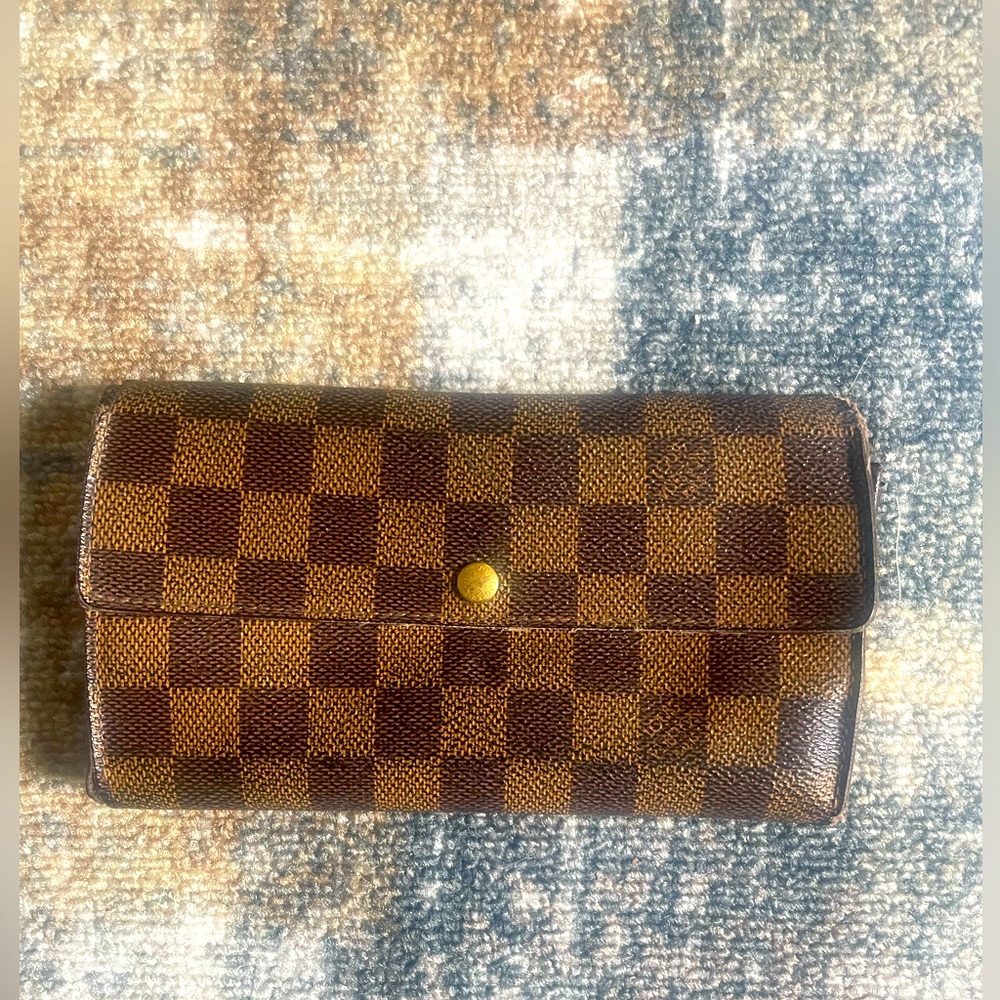 COPY - Louis Vuitton Sarah wallet Damier Ebene
